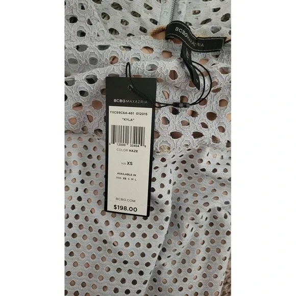 NWT BCBGMAXAZRIA HAZE KYLA A-LINE LONG-SLEEVE DRESS SIZE XS - Picture 3 of 6